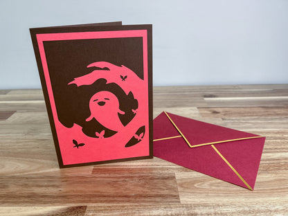Hu Tao Spirit Soother | Pop up Greeting Card